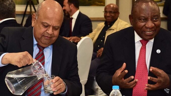 Ramaphosa and Gordhan by SABC News